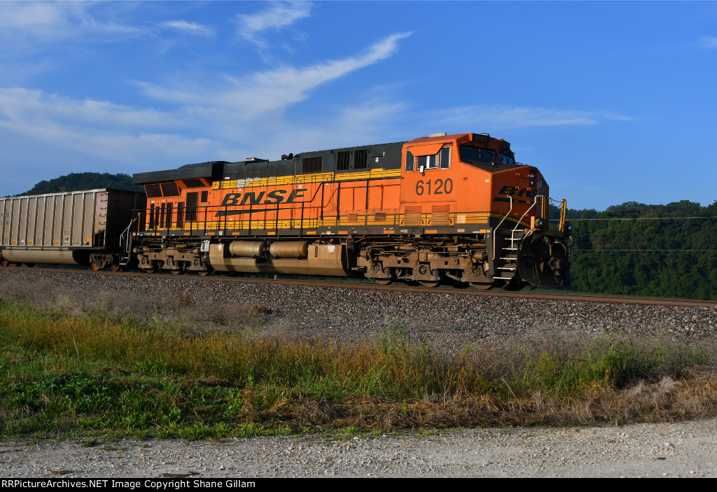 BNSF 6120 Dpu duty.